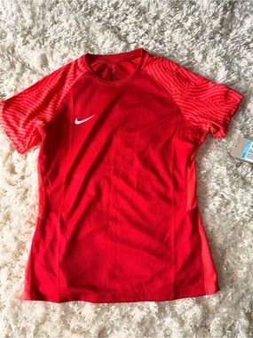 Nike Women's Bright Red Short Sleeve Training Jersey